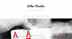 Desktop Screenshot of pokerfanatics.net